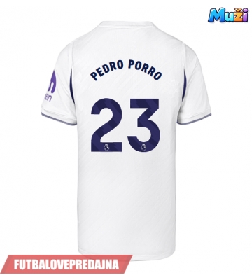 Lacne Muži Futbalové dres Tottenham Hotspur Pedro Porro #23 2026-27 Krátky Rukáv - Domáci